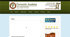 Desktop Screenshot of forrestalacademy.com